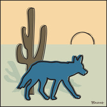 Load image into Gallery viewer, SAGUARO ~ COYOTE ~ SUN ~ 12x12