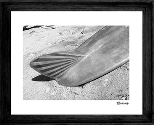 SAN ONOFRE ~ VINTAGE 50'S LOG ~ SUNRISE FIN ~ 3:4