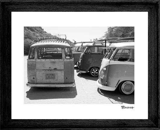 SAN ONOFRE ~ VW SURF BUS TAIL ~ OLD MAN'S LOT ~ 3:4