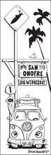 Load image into Gallery viewer, SAN ONOFRE ~ BIG WEDNESDAY ~ SURF XING ~ SURF PICKUP ~ 1:3