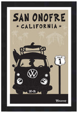 Load image into Gallery viewer, SAN ONOFRE ~ SURF BUS GRILL ~ OLD MAN'S SHACK ~ HWY 1 ~ 2:3