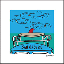 Load image into Gallery viewer, SAN ONOFRE ~ SURF BUS SURFBOARD RACK ~ WAVE RIDER