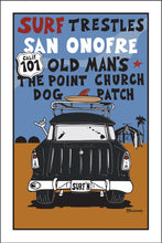 Load image into Gallery viewer, SAN ONOFRE ~ SURF BREAKS ~ SAND LINES ~ 2:3