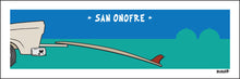 Load image into Gallery viewer, SAN ONOFRE ~ TAILGATE SURFBOARD ~ S.O.N.G.S. ~ 1:3