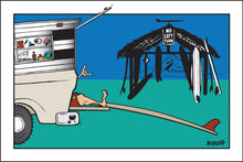 Load image into Gallery viewer, SAN ONOFRE ~ TAILGATE SHACK SURF GREM ~ OLD MAN'S SHACK ~ 2:3