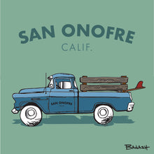 Load image into Gallery viewer, SAN ONOFRE ~ CALIF. ~ VINTAGE SURF PICKUP