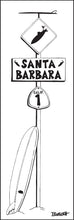 Load image into Gallery viewer, SANTA BARBARA ~ TOWN ~ SURF XING ~ LONGBOARD ~ 1:3
