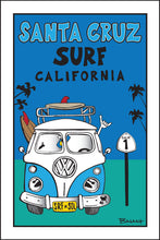 Load image into Gallery viewer, SANTA CRUZ ~ SURF ~ SURF BUS GRILL ~ HWY 1 ~ SEAFOAM ~ 2:3