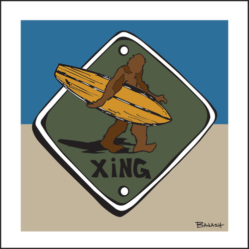 ENCINITAS ~ SASQUATCH ~ SHORT BOARD ~ XING ~ 1:1