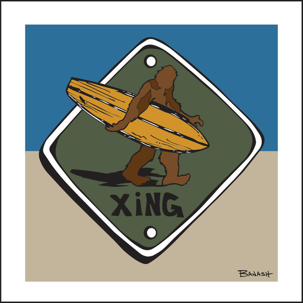 ENCINITAS ~ SASQUATCH ~ SHORT BOARD ~ XING ~ 1:1