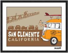 Load image into Gallery viewer, SAN CLEMENTE ~ GREM 10 ~ SURF RIDES ~ PIER ~ 3:4