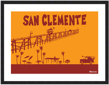 Load image into Gallery viewer, SAN CLEMENTE ~ PIER BOWL ~ CATCH A SURF ~ 3:4