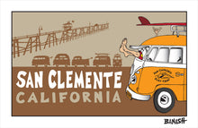 Load image into Gallery viewer, SAN CLEMENTE ~ GREM 10 ~ SURF BUS ~ PIER ~ 2:3