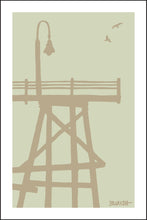 Load image into Gallery viewer, SAN CLEMENTE ~ PIER ~ LAMP POST ~ DRIFTWOOD ~ 2:3