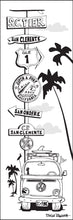 Load image into Gallery viewer, SAN CLEMENTE ~ PIER SURF ~ SIGN POST ~ SURF BUS ~ 1:3