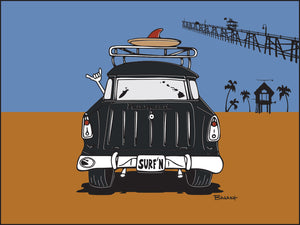 SAN CLEMENTE ~ SURF NOMAD TAIL ~ SAND LINES ~ 3:4