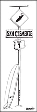 Load image into Gallery viewer, SAN CLEMENTE ~ SURF XING ~ LONGBOARD ~ 1:3