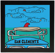 Load image into Gallery viewer, SAN CLEMENTE ~ WAVE RIDERS ~ SURF BUS RACK