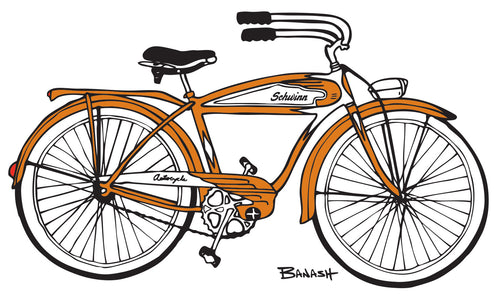 SCHWINN AUTOCYCLE ~ ORANGE ~ ENCINITAS ~ 3:4