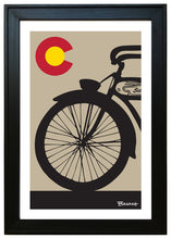 Load image into Gallery viewer, COLORADO LOGO ~ SCHWINN FRONT END ~ BLACK N TAN ~ 2:3