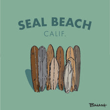 Load image into Gallery viewer, SEAL BEACH ~ CALIF. ~ VINTAGE SURFBOARD QUIVER