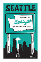 Load image into Gallery viewer, SEATTLE ~ WELCOME SIGN ~ SPACE NEEDLE ~ 2:3