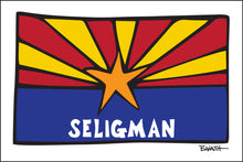 Load image into Gallery viewer, SELIGMAN ~ SUNRISE ~ ARIZONA ~ FLAG ~ LOOSE ~ 2:3
