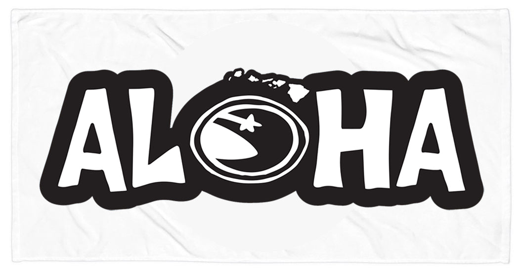 ALOHA ~ LOOSE ~ TEAM RIDER ~ BEACH TOWEL ~ 30x60