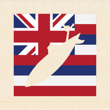Load image into Gallery viewer, HAWAI'I ~ STONE GREMMY SURF ~ HAWAIIAN FLAG ~ 1:1