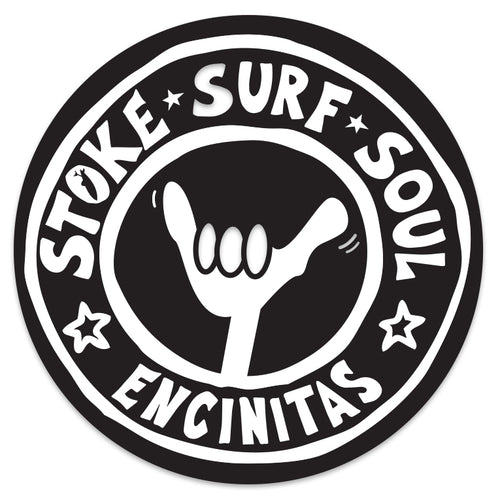 STOKE SURF SOUL ~ ENCINITAS ~ STICKER ~ 4