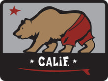 Load image into Gallery viewer, CALIF. ~ SURF BEAR ~ STONE GREMMY SURF ~ SEWN PATCH ~ 3"x2.25"