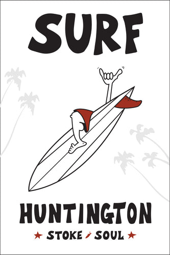 HUNTINGTON BEACH ~ SURF ~ STONE GREMMY SURF ~ 12x18