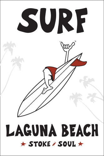 LAGUNA BEACH ~ SURF ~ STONE GREMMY SURF ~ 12x18