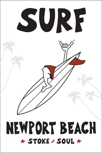 NEWPORT BEACH ~ SURF ~ STONE GREMMY SURF ~ 12x18