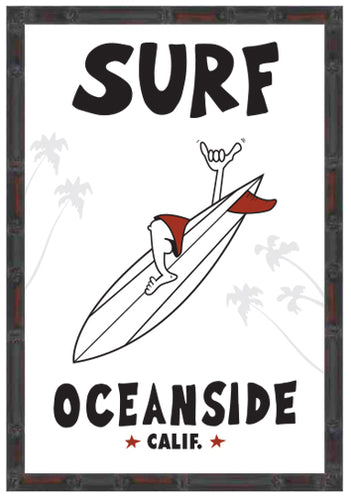OCEANSIDE ~ SURF ~ STONE GREMMY SURF ~ 12x18
