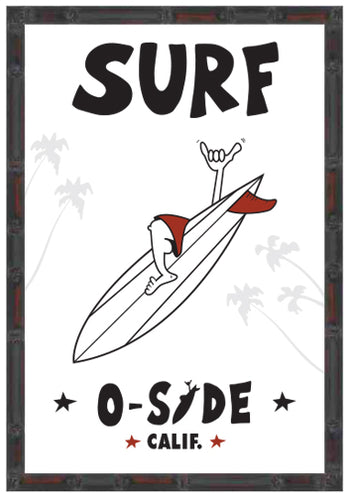 OCEANSIDE ~ 0-SIDE ~ SURF ~ STONE GREMMY SURF ~ 12x18