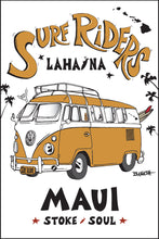 Load image into Gallery viewer, LAHAINA TOWN ~ SURF RIDERS ~ MAUI ~ STOKE SOUL ~ SURF BUS ~ 2:3