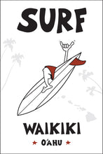Load image into Gallery viewer, WAIKIKI ~ SURF ~ STONE GREMMY SURF ~ 12x18