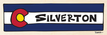 Load image into Gallery viewer, SILVERTON ~ SKI MOUNTAIN ~ COLORADO LOOSE FLAG ~ 1:3