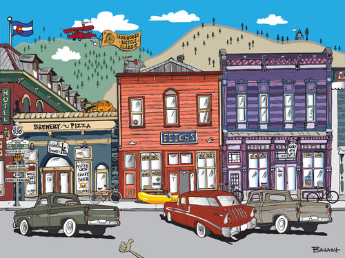 SILVERTON ~ HISTORIC DOWNTOWN ~ GREENE ST ~ 1200 BLOCK ~ 3:4