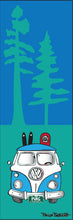 Load image into Gallery viewer, DURANGO ~ SIMPLE SKI SNOWBOARD BUS GRILL ~ PINE ~ SEAFOAM