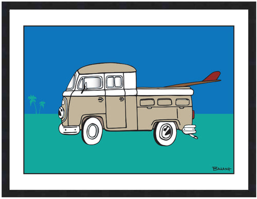 CARDIFF BY THE SEA ~ SIMPLE SURF TRUCK BUS ~ 3:4