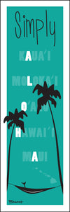 SIMPLY ALOHA ~ HAWAI'I ~ ISLANDS ~ 1:3