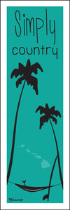 SIMPLY COUNTRY ~ HAMMOCK SHAKA SURFBOARD ~ 1:3
