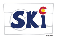 Load image into Gallery viewer, SKI ~ DURANGO ~ COLORADO ~ LOOSE FLAG ~ GHOST ~ 2:3