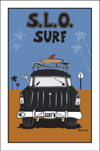 Load image into Gallery viewer, SAN LUIS OBISPO ~ S.L.O. ~ SURF ~ SURF NOMAD TAIL ~ SAND LINES ~ 2:3