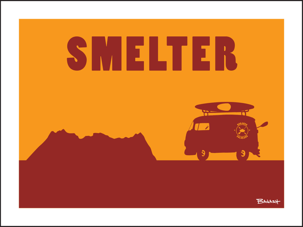 SMELTER ~ ANIMAS RIVER ~ KAYAK BUS ~ LA PLATAS ~ CATCH A RIVER ~ 16x20