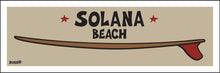 Load image into Gallery viewer, SOLANA BEACH ~ RED FIN ~ SURFBOARD ~ 8x24