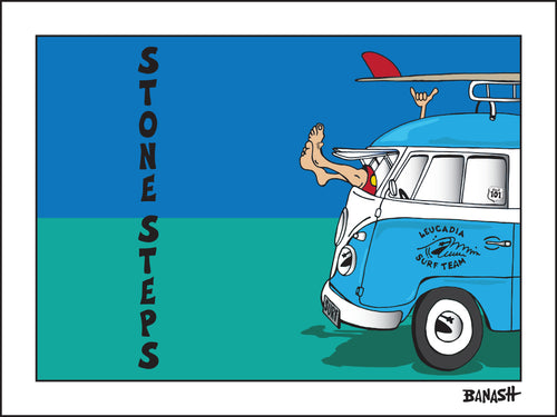 STONE STEPS ~ LEUCADIA ~ GREM 10 ~ SURF BUS ~ 3:4