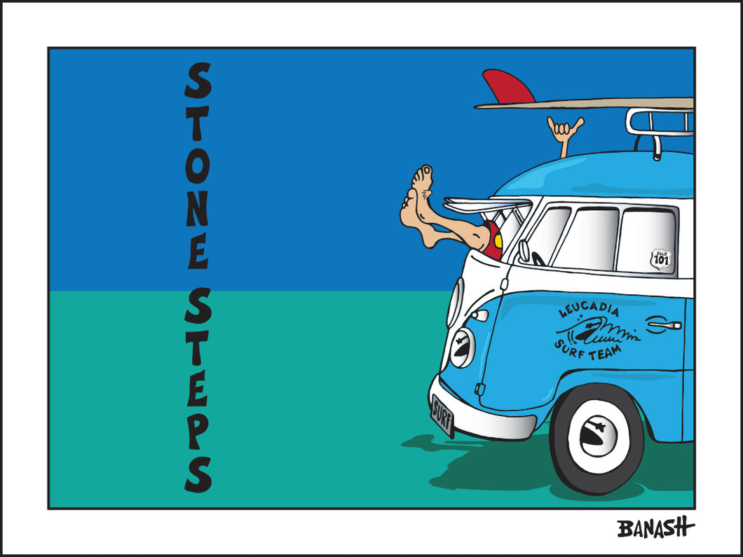 STONE STEPS ~ LEUCADIA ~ GREM 10 ~ SURF BUS ~ 3:4